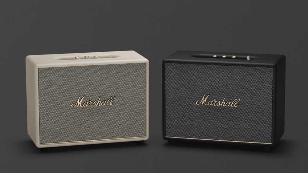 Dvě barevné varianty reproduktoru Marshall Woburn III_04