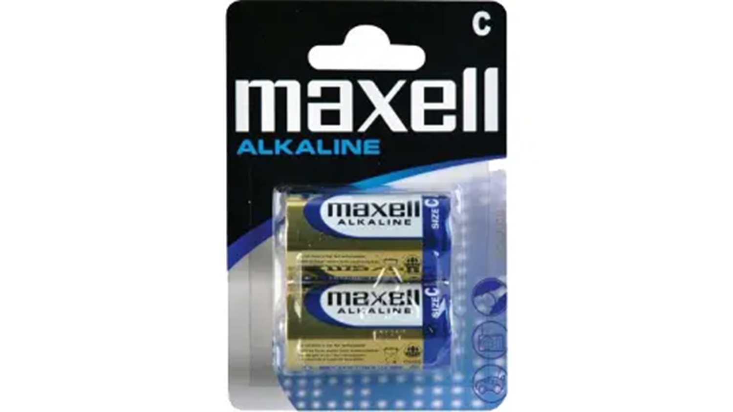 Alkalická batéria veľkosti C Maxell LR14-2BP