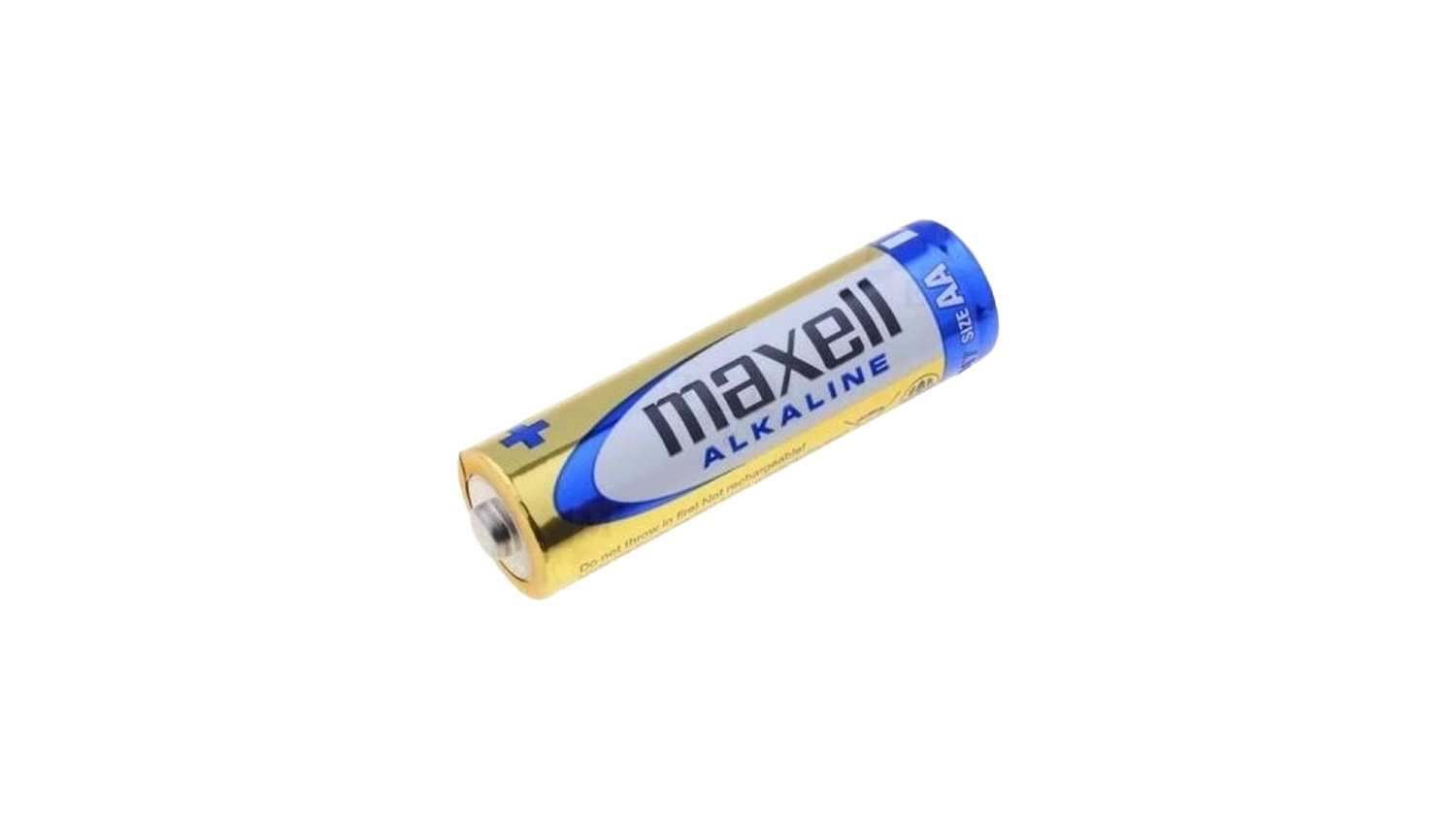 Baterie AA Maxell LR6 10BP Gold 10 ks zobrazuj&iacute;c&iacute; detail na singul&aacute;rn&iacute; baterii