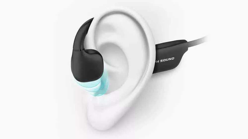 Bezdrátová sluchátka OPN Sound Osso Black Bone Conduction a ukázka vedení zvuku_02