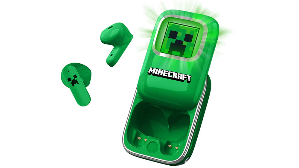 Dětská sluchátka OTL Minecraft Creeper Slide TWS _01
