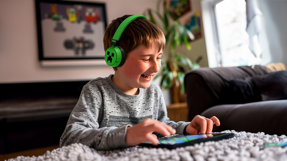 Dětská sluchátka OTL Minecraft Creeper Kids BT Headphones_02