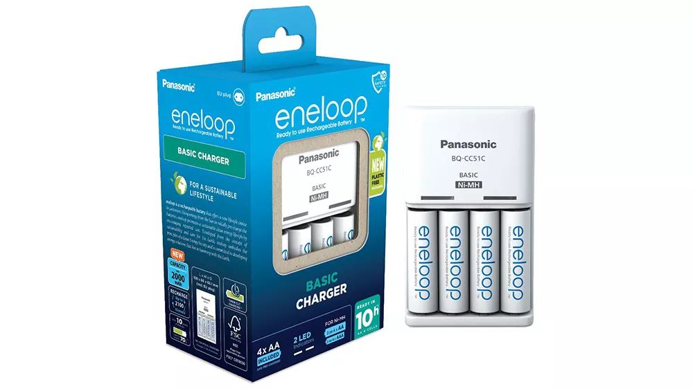 Panasonic &ndash; Eneloop KJ51MCC40E 4&times; AA ENELOOP