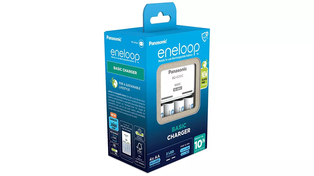 Panasonic &ndash; Eneloop KJ51MCC40E 4&times; AA ENELOOP