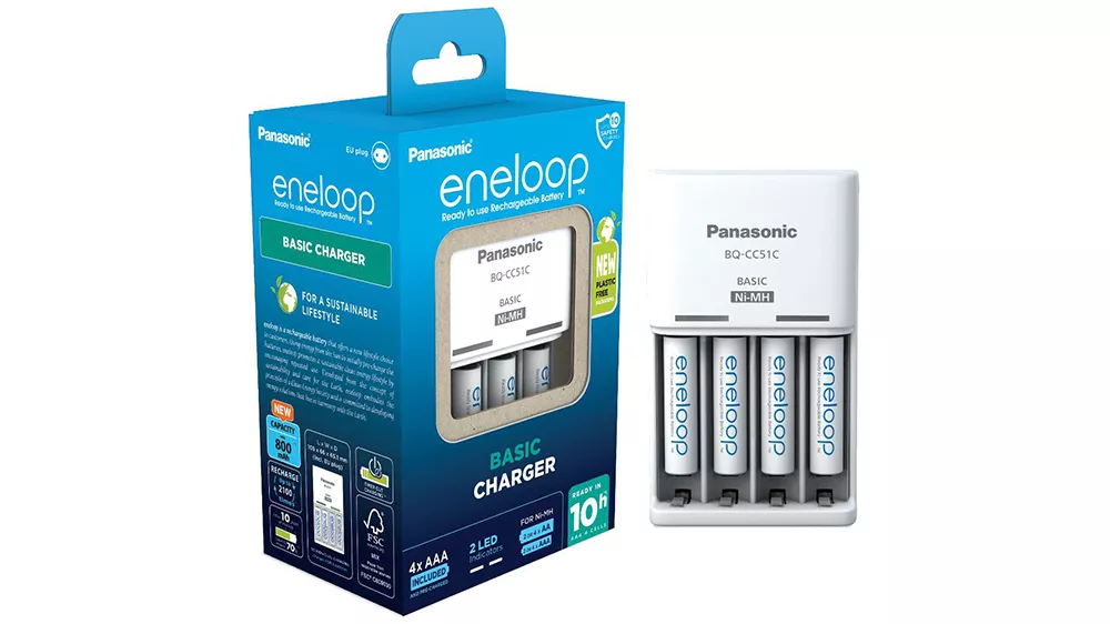 Panasonic - Eneloop KJ51MCC04E 4 &times; AAA ENELOOP