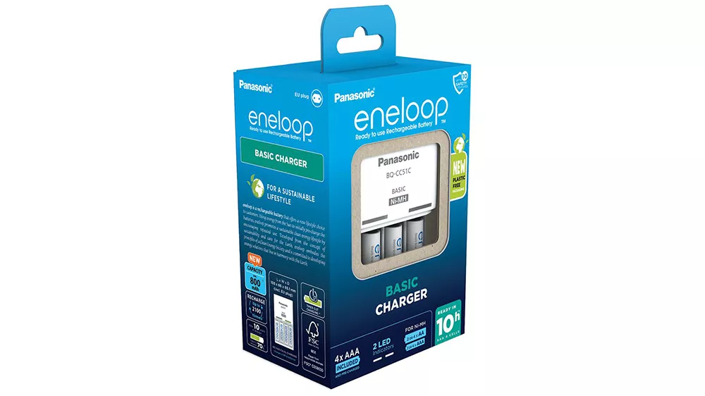 Panasonic - Eneloop KJ51MCC04E 4 &times; AAA ENELOOP