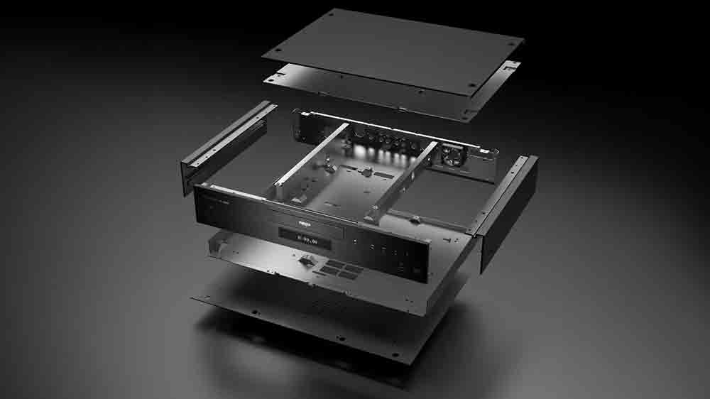 Konstrukce Blu-ray přehr&aacute;vače Panasonic DP UB9000EG1