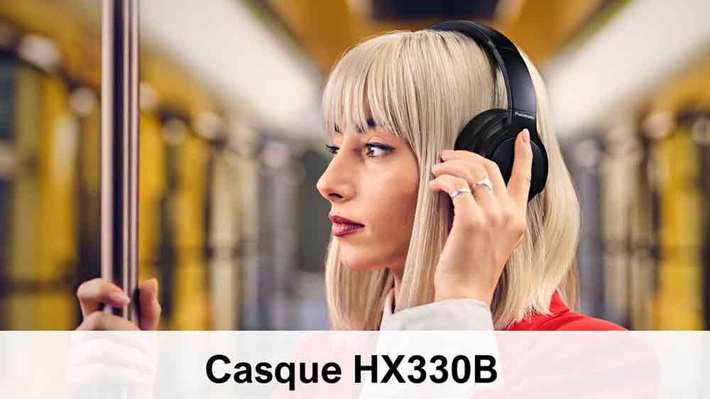 Žena se sluchátky Panasonic RB-HX330B_03