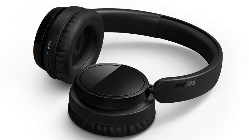 Sklopený náušník bezdrátových sluchátek PHILIPS TAH5209BK_03