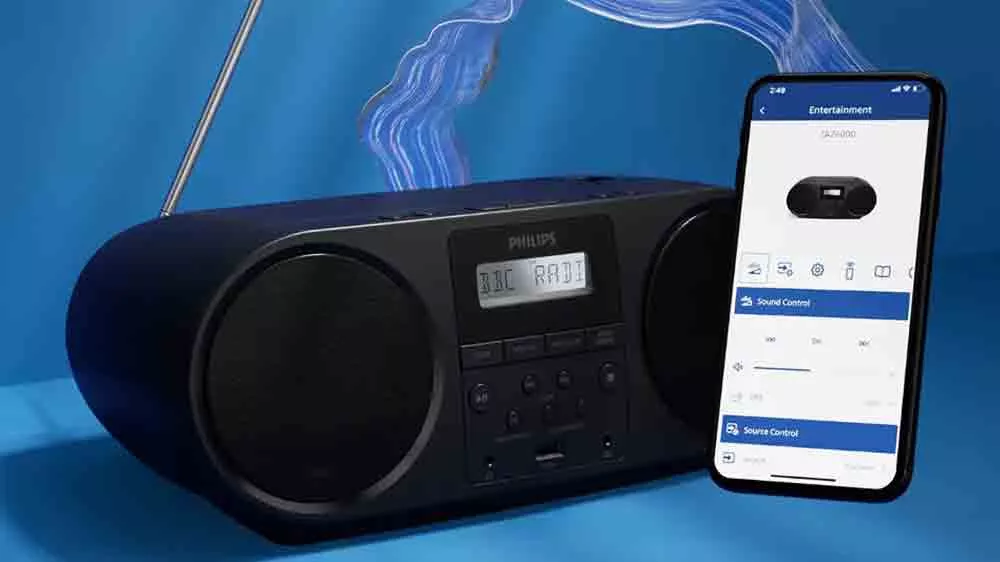 Hudobný prehrávač Philips TAZ6000/10 s mobilnou aplikáciou