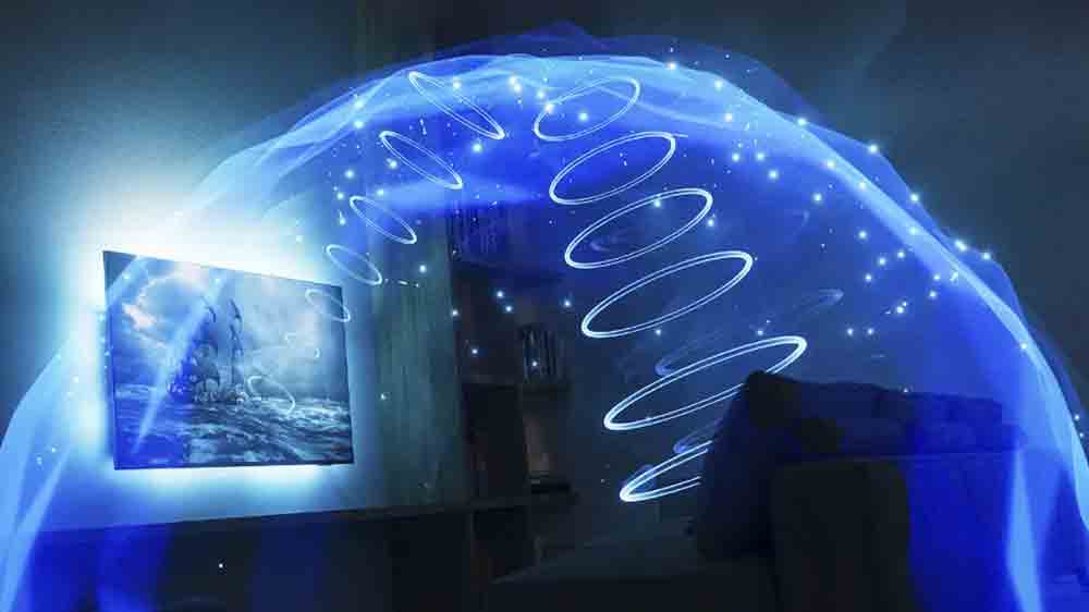 Vizualizace 3D zvuku u Smart QLED televizoru PHILIPS 43PUS8510/12_04