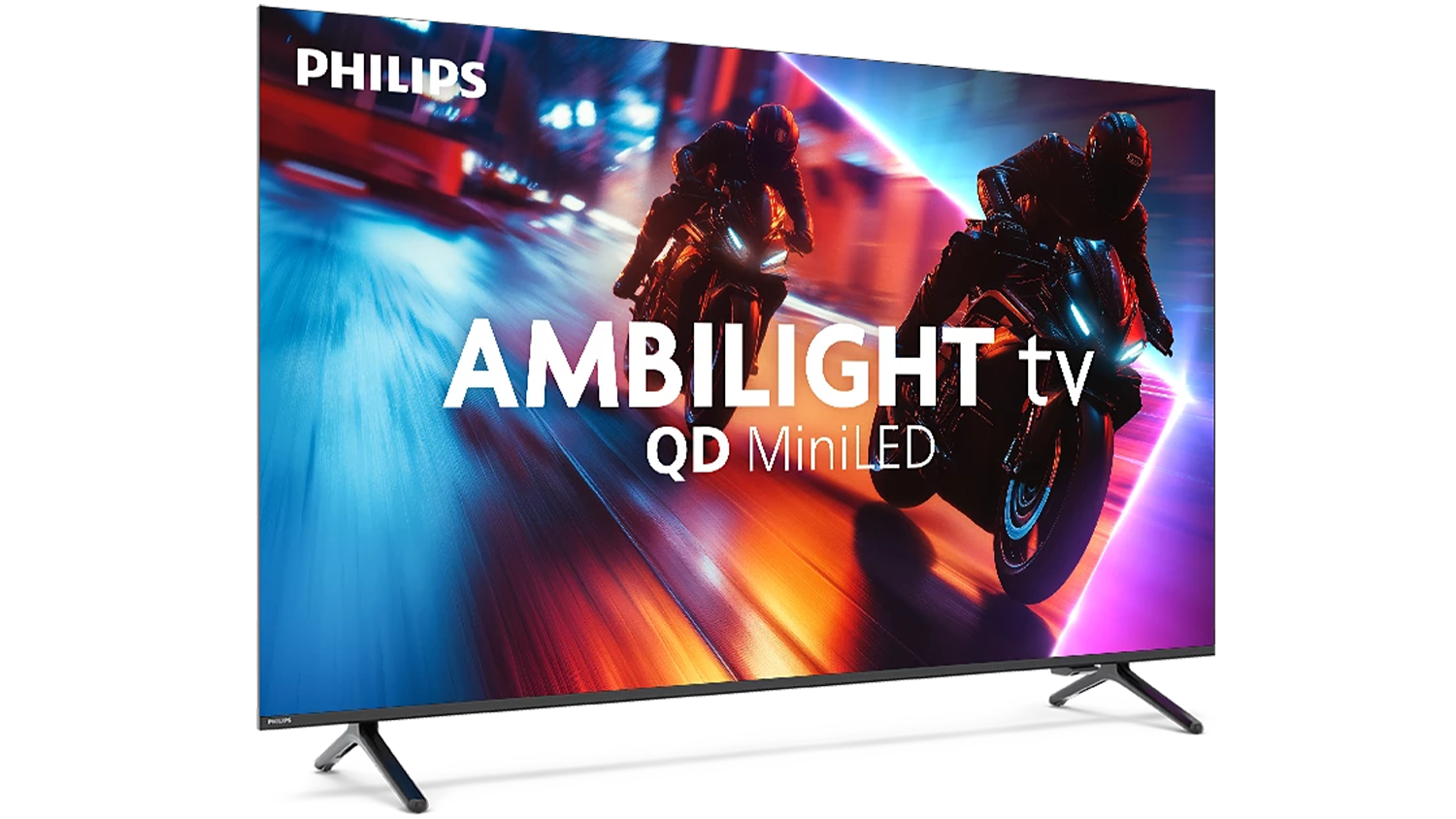 4K Ambilight televize Philips 55MLED920/12 pohled ze strany