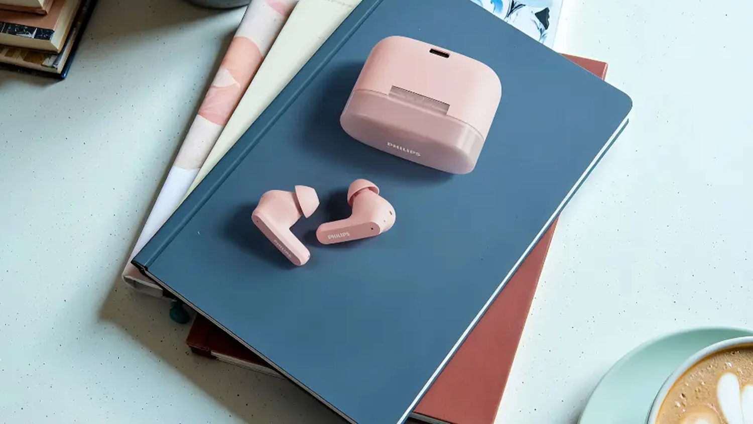 Bezdrôtové slúchadlá Philips TAT2000PK na zošitoch