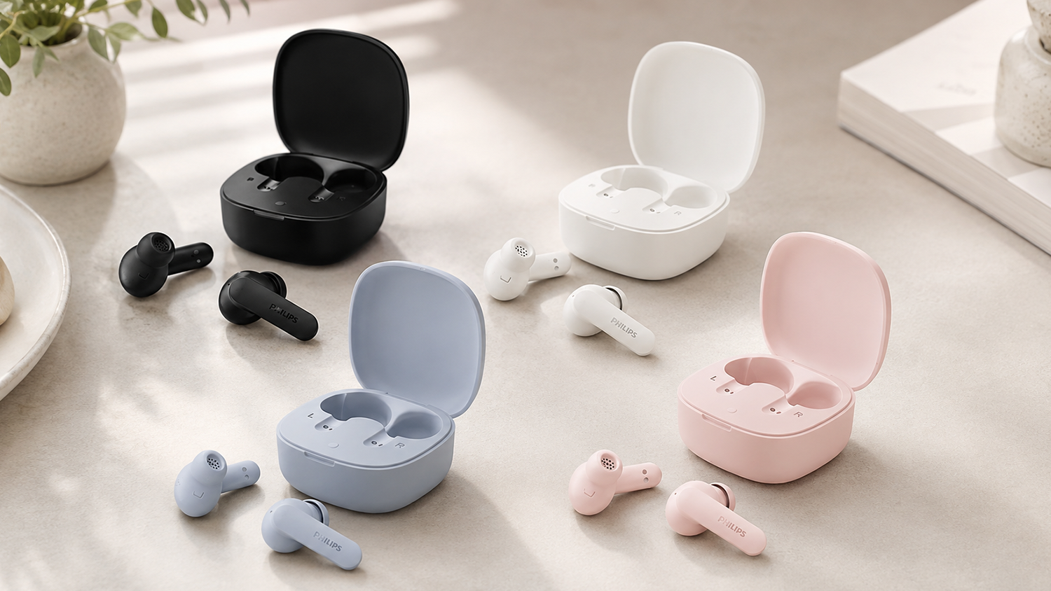 Farebné varianty slúchadiel Philips
