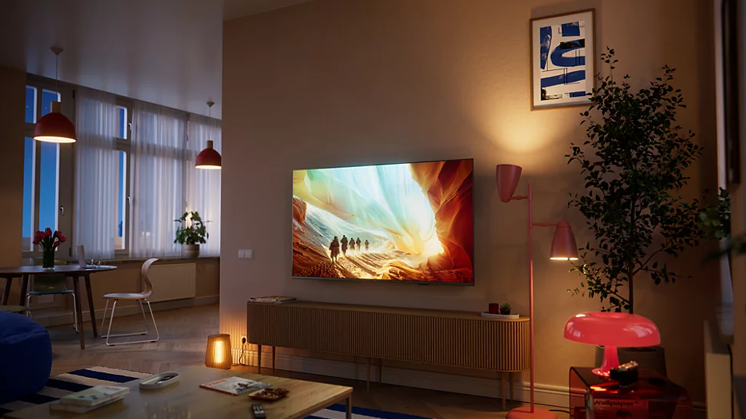 Televize Philips v interi&eacute;ru