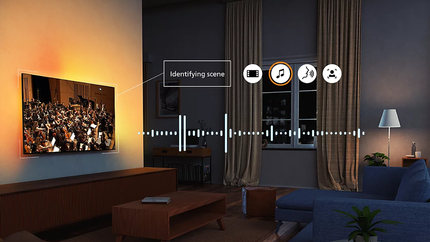 Vizualizace systému IntelliSound