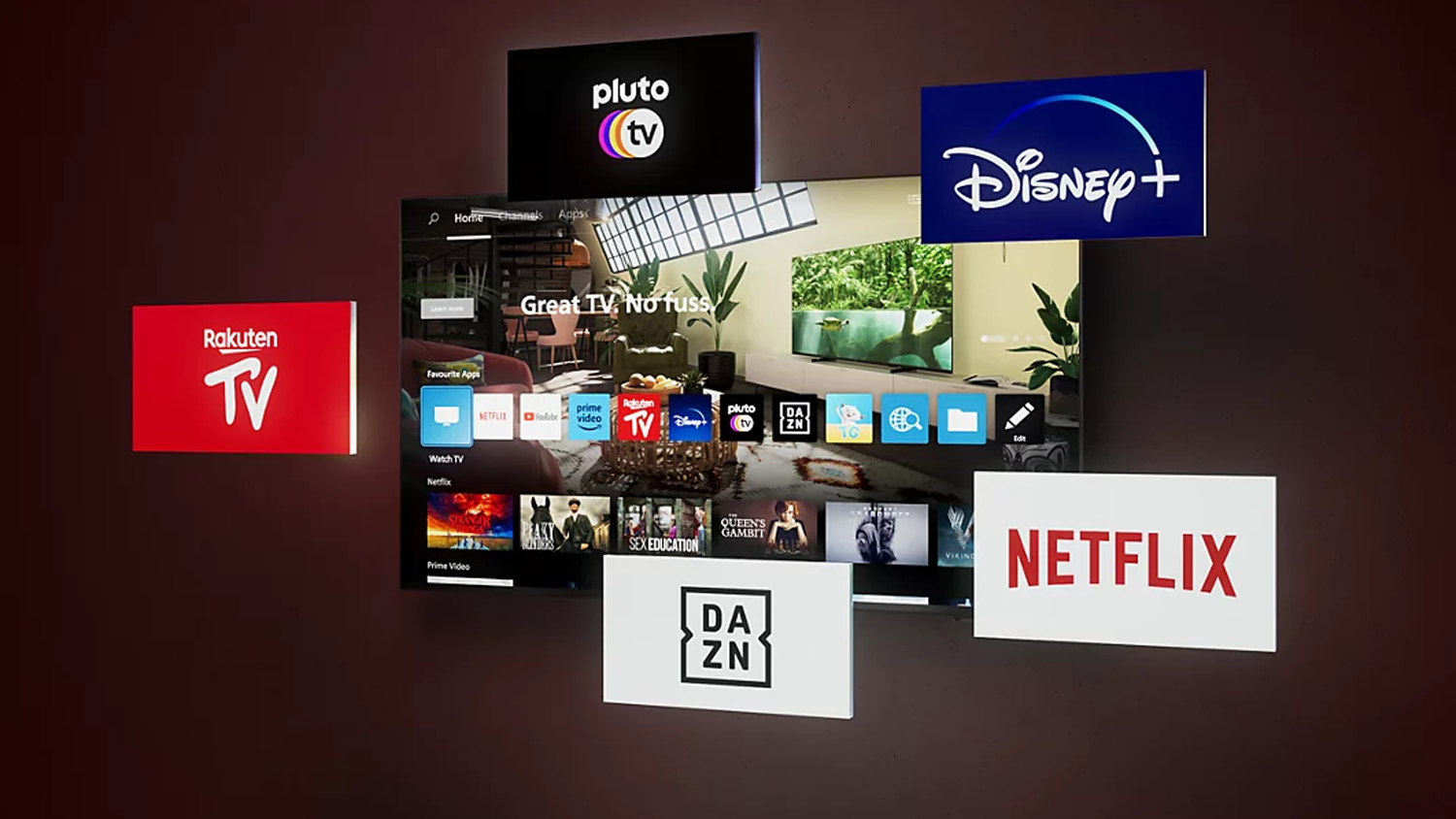 Televize s různ&yacute;mi streamovac&iacute;mi platformami