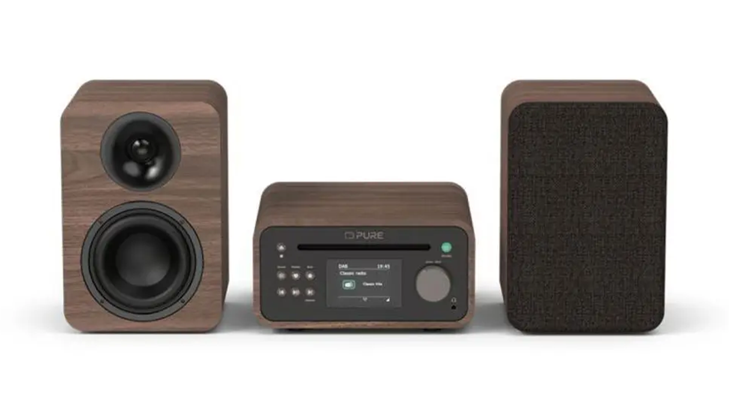 Mikrosystém Pure Classic Stereo Mini hnedý