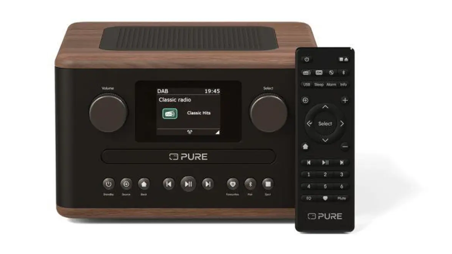 Rádio Pure Acoustics Classic C-D4 čierne
