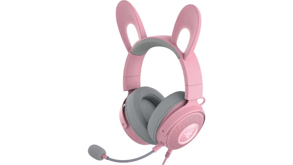 Herní sluchátka Razer Kraken Kitty V2 Pro, růžová_01
