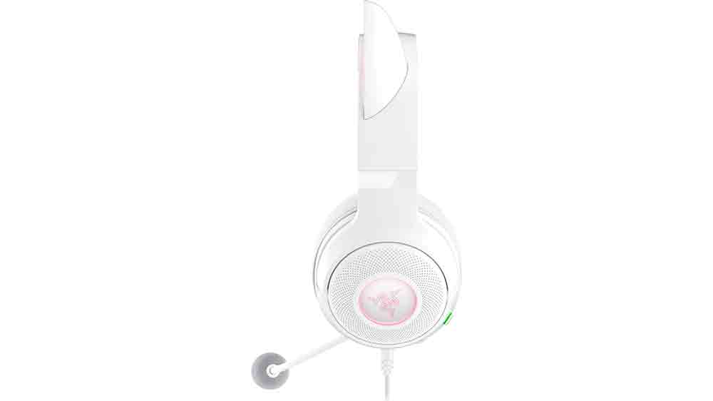 Herní sluchátka Razer Kraken Kitty V2 z profilu_03