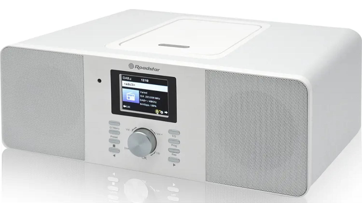 R&aacute;dio Roadstar IR-540D+BT WH zboku