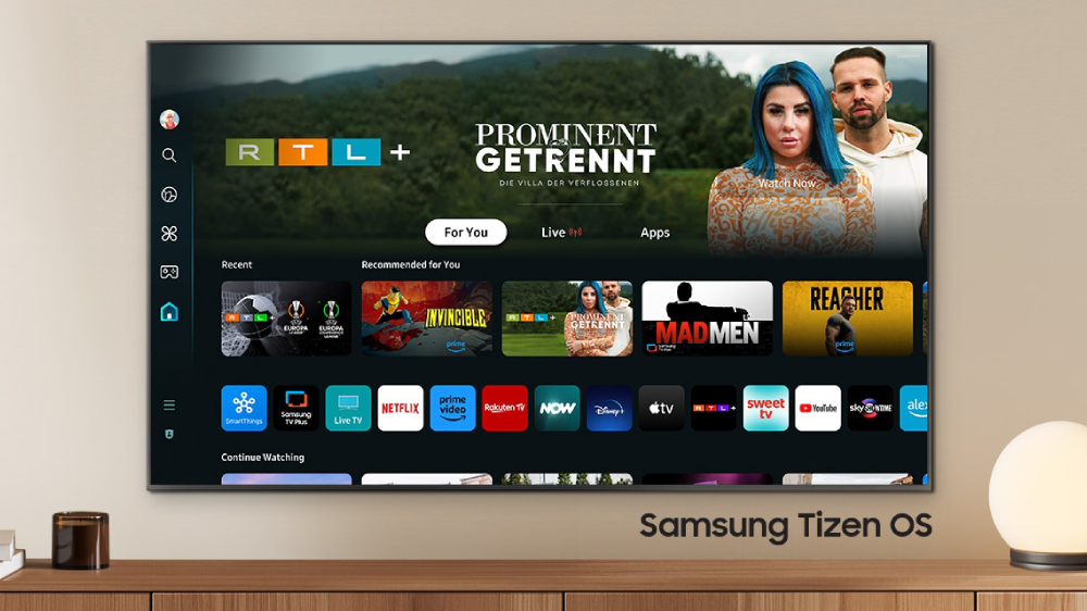Operační systém Tizen u Smart LED televizoru Samsung UE75DU7172_03