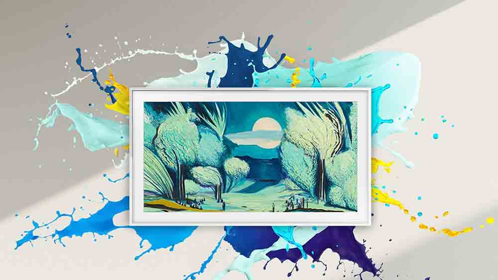 QLED TV Samsung QE50LS03FA v režimu umění Art Mode_03