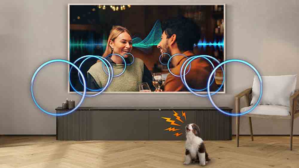 Vizualizace dynamického zvuku u QLED TV Samsung QE50LS03FA_06