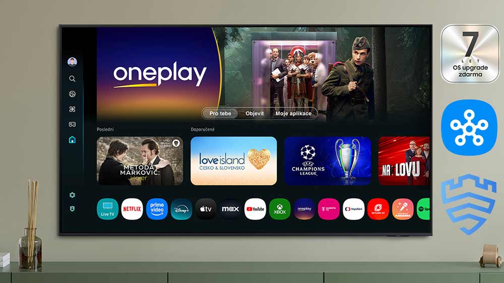 Systém Tizen poskytující různé streamovací platformy_04