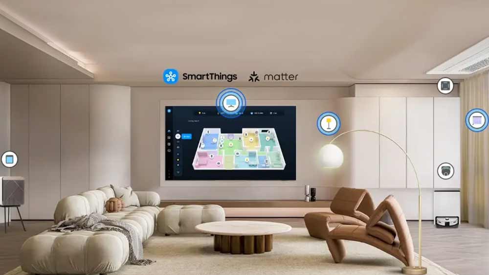 Zobrazení chytré domácnosti na televizi Samsung UE75U8072F_04
