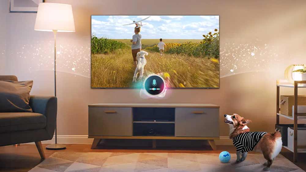 OLED televízor Samsung QE65S85F so schopnoťou rozpoznania štekania domácích maznáčikov_03