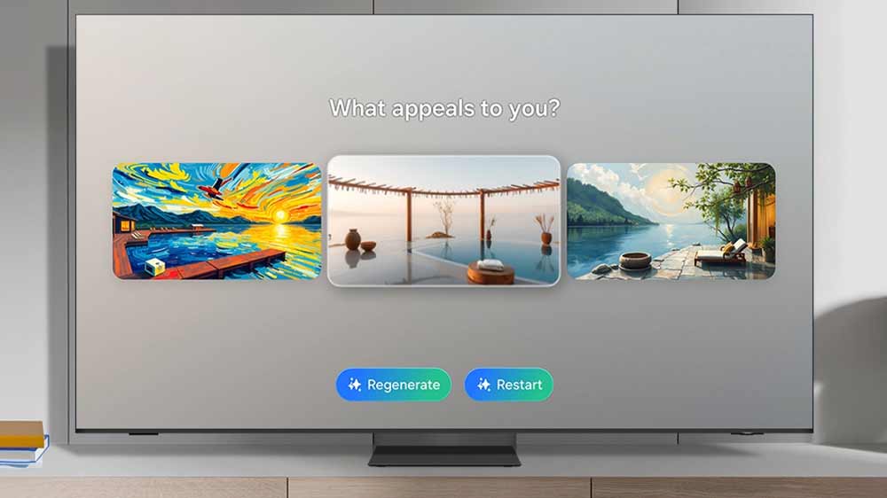 Televize na televizním stolku, výber pozadí_02