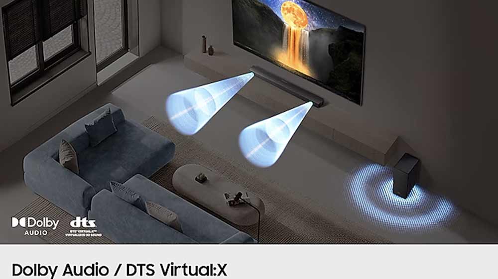Soundbar Samsung HW B650F s technológiami Dolby Audio a DTS Virtual:X_04