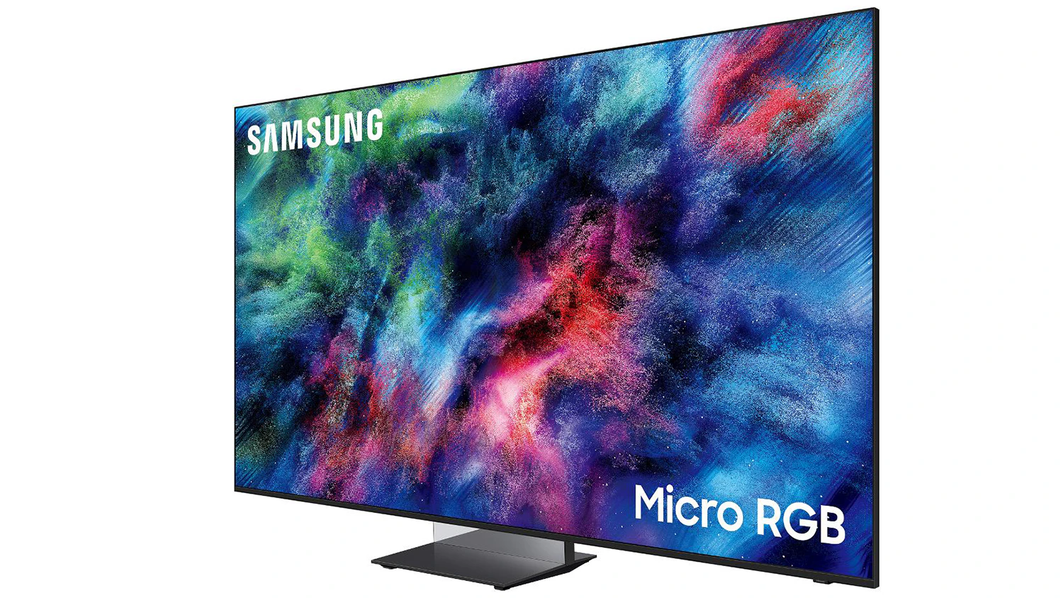 Chytrá televize Samsung MRE85R95H Micro RGB černá natočená bokem
