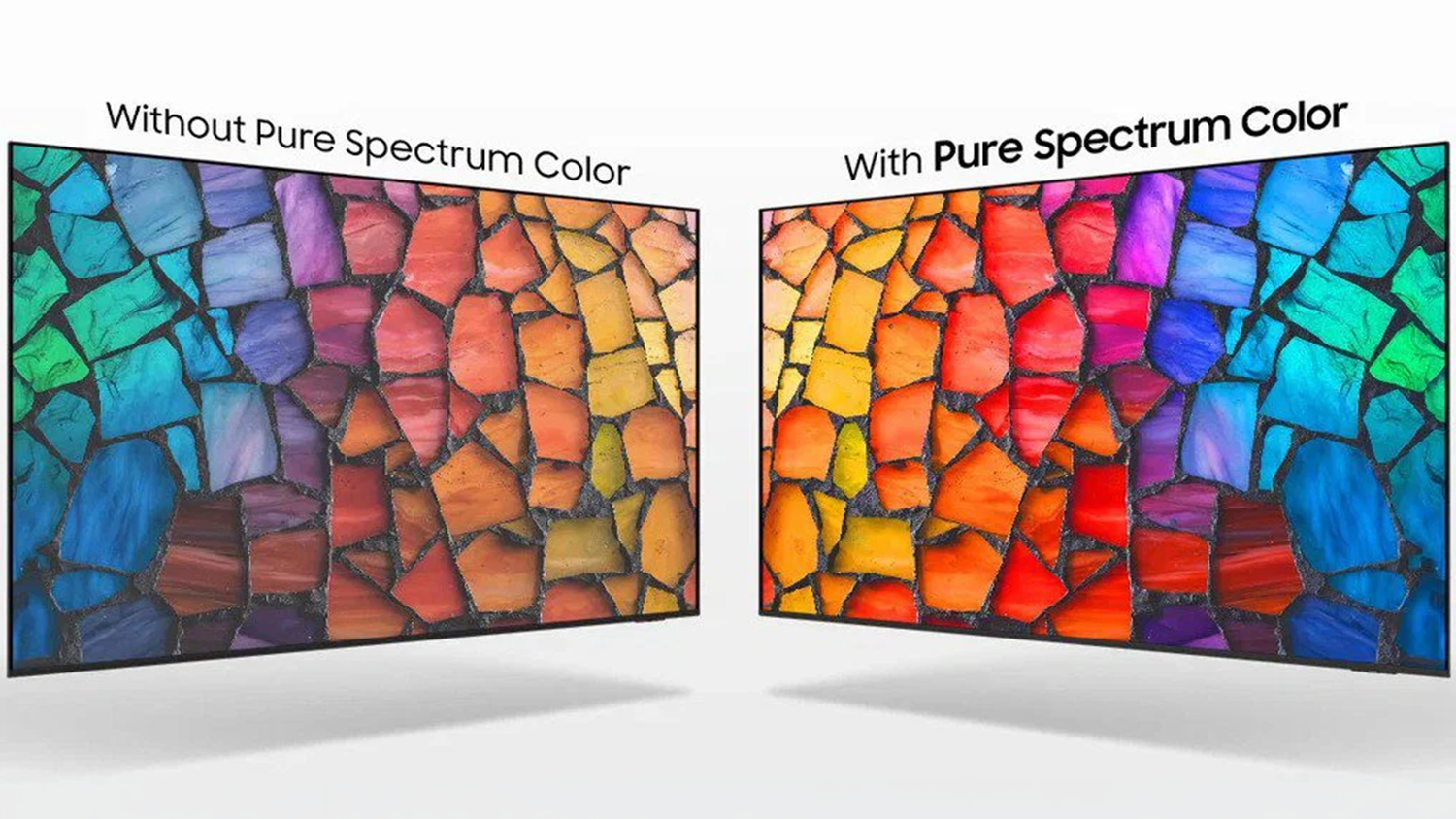 Vizualizácia technológie Pure Spectrum Color