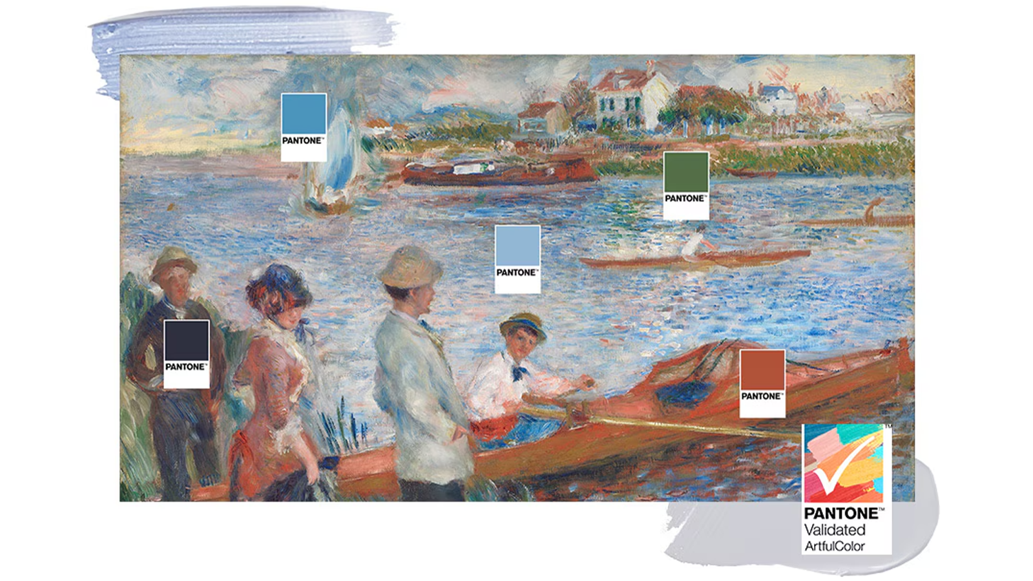 Obraz s farebnou paletou PANTONE