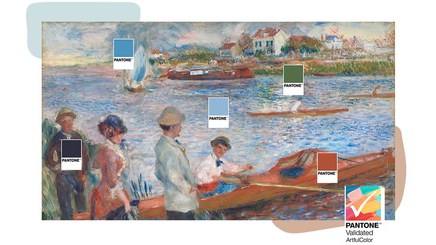 Barevná paleta PANTONE televize Samsung