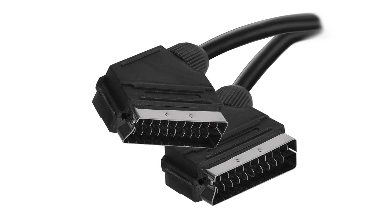 SCART kabel Sencor SAV 113-008 zobrazující detail na konektory