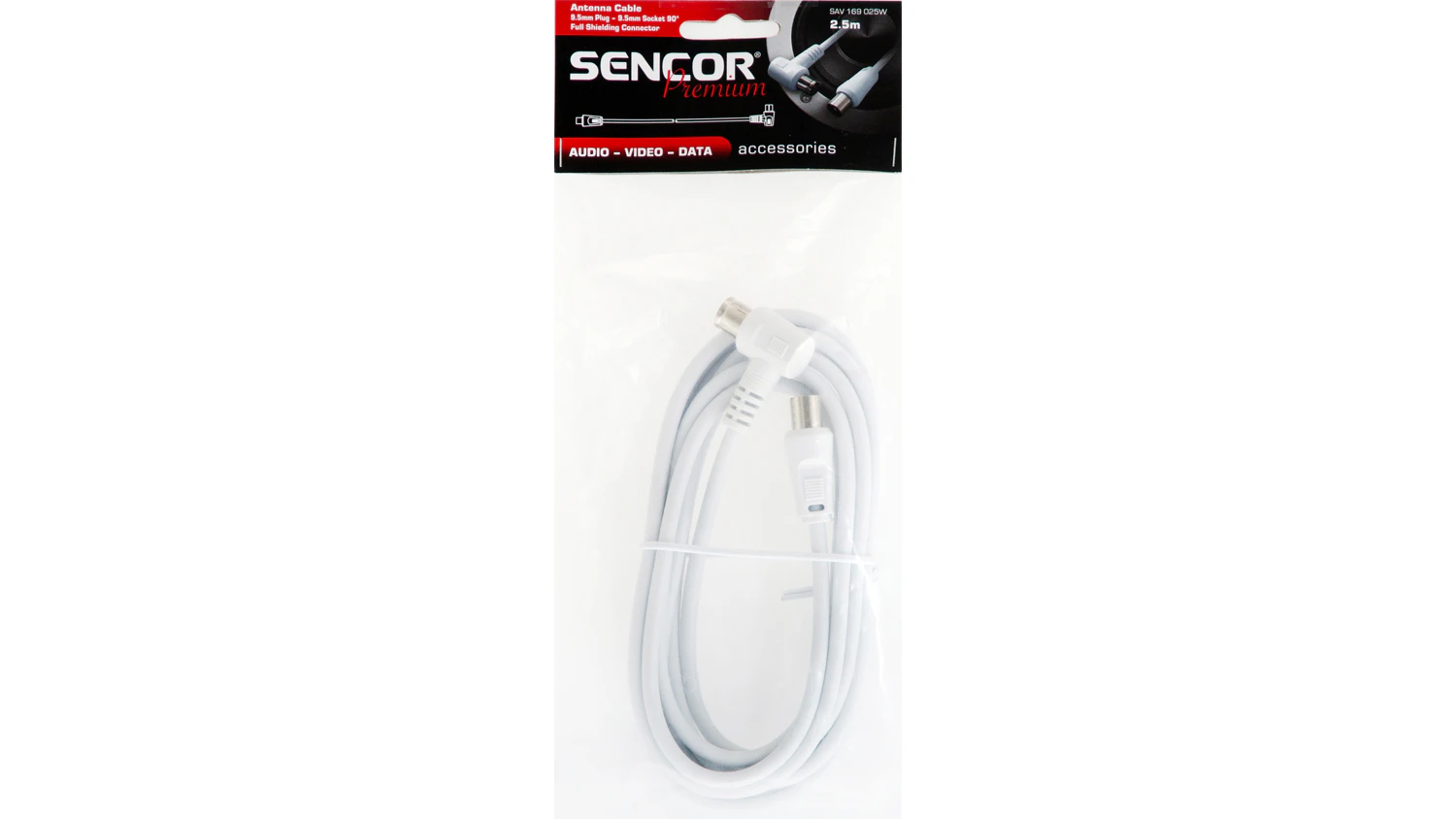 Ant&eacute;nny koaxi&aacute;lny k&aacute;bel Sencor SAV 169-025W v balen&iacute;