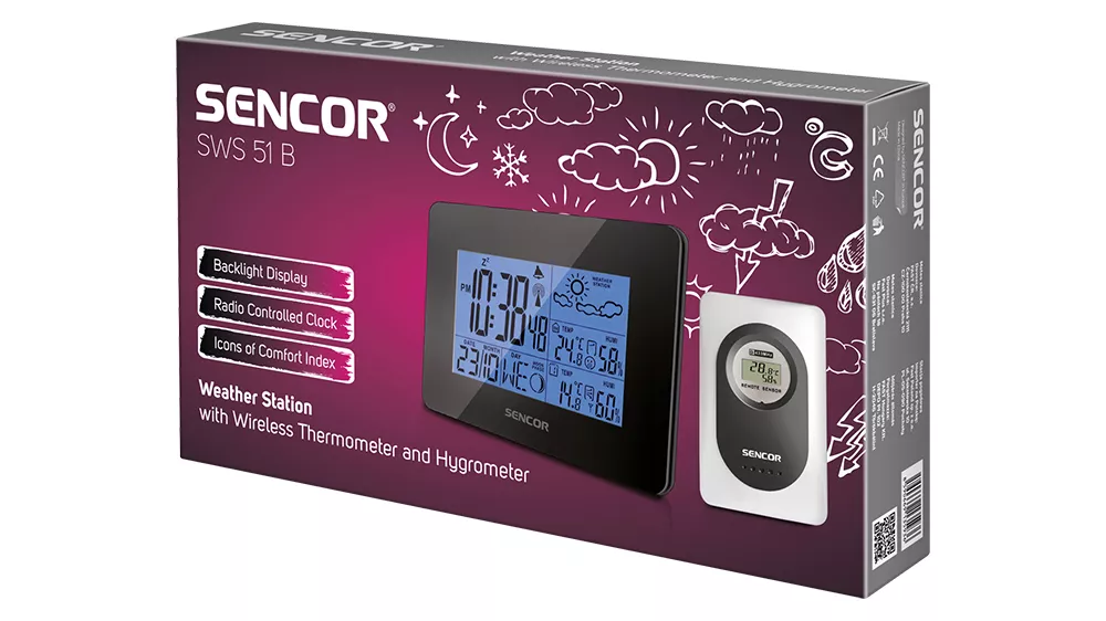 Meteostanice SENCOR SWS 51 B