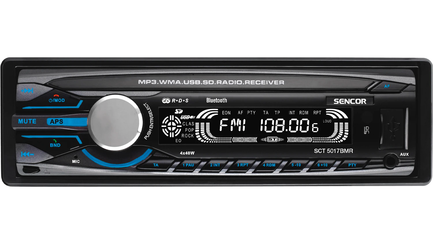 Autor&aacute;dio Car Radio Sencor SCT 5017BMR