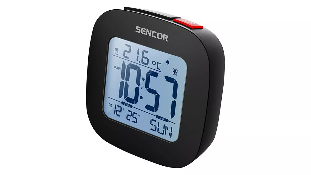 Budík s teploměrem Sencor SDC 1200 B