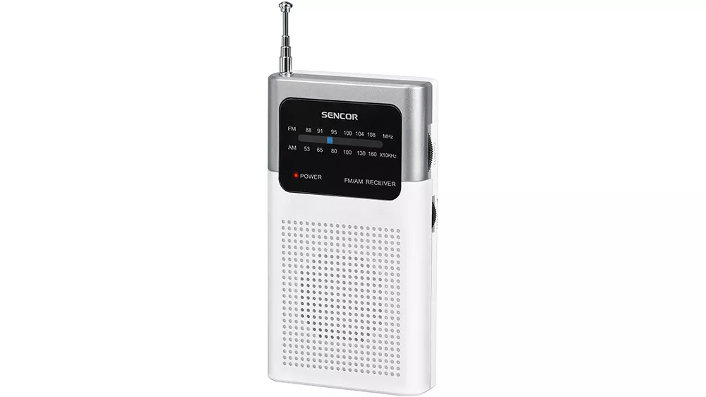 Osobn&iacute; r&aacute;dio Sencor SRD 1100 b&iacute;l&aacute;