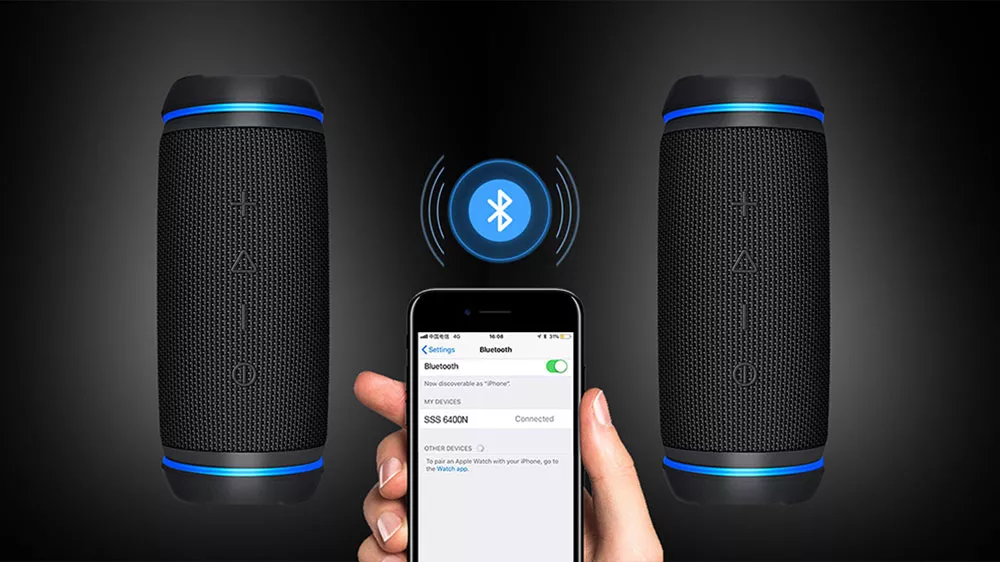 Bezdr&aacute;tov&yacute; reproduktor SENCOR SSS 6400N SIRIUS BLUE