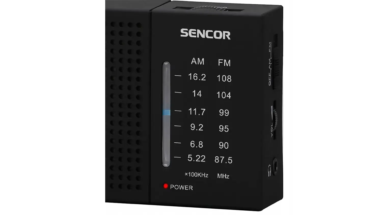 Anal&oacute;gov&eacute; ladenie prenosn&eacute;ho r&aacute;dia Sencor SRD 1800 pro optim&aacute;lny pr&iacute;jem stan&iacute;c FM/AM.