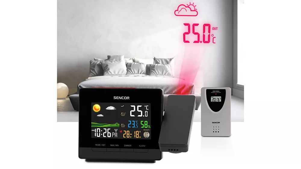 Meteostanice s projekc&iacute; SENCOR SWS 5400