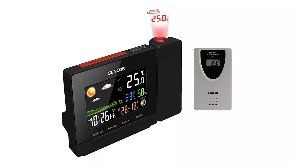 Meteostanice s projekc&iacute; SENCOR SWS 5400