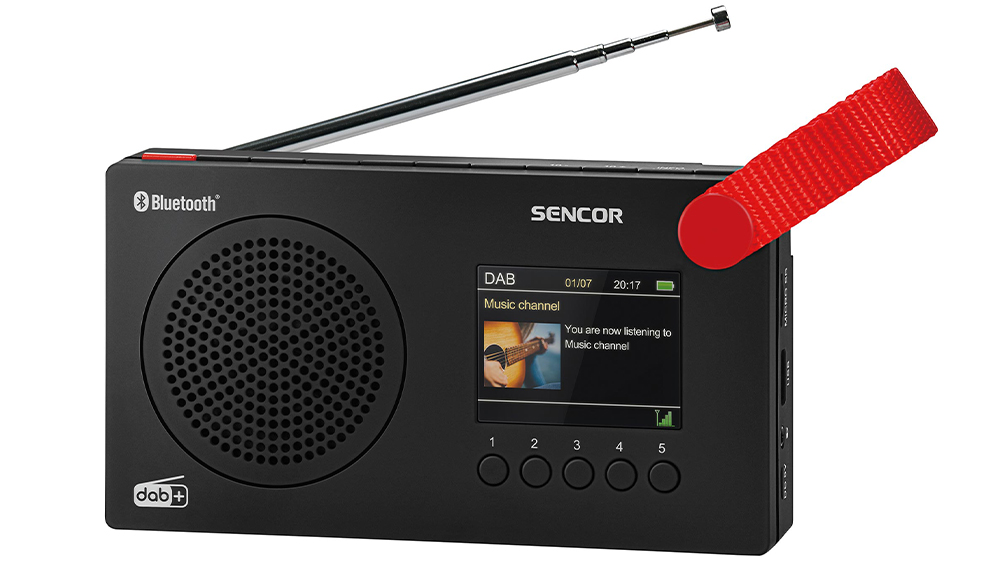 Digitální rádio DAB+ SENCOR SRD 7757BK