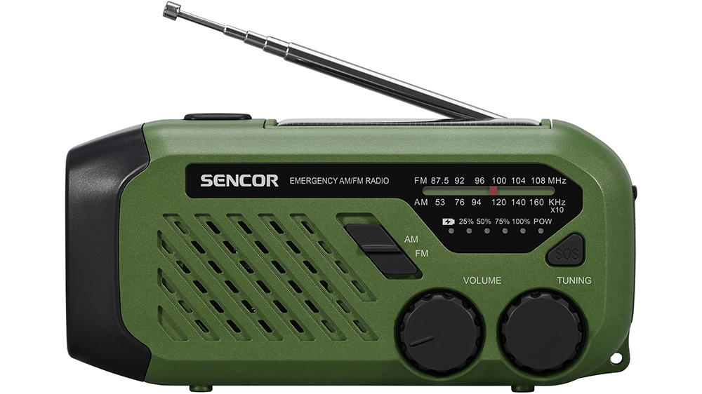 Outdoorové rádio SENCOR SRD 1000SCL GR